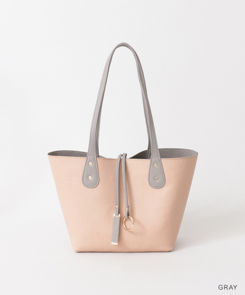 RODE SKO（ロデスコ）の「MACARENA プチリバーシブルトート（トートバッグ・レディース・グレー/ブラック/ベージュ・ONE）」の21枚目の写真