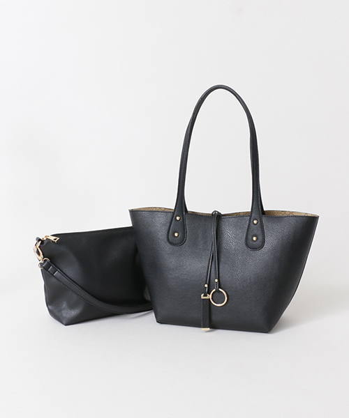 RODE SKO（ロデスコ）の「MACARENA プチリバーシブルトート（トートバッグ・レディース・グレー/ブラック/ベージュ・ONE）」の14枚目の写真