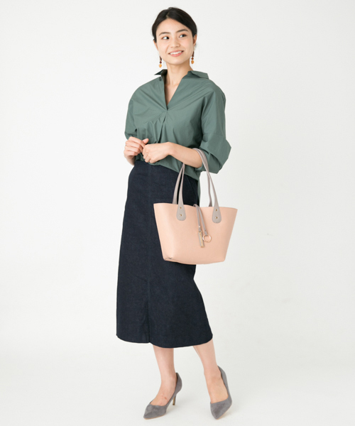 RODE SKO（ロデスコ）の「MACARENA プチリバーシブルトート（トートバッグ・レディース・グレー/ブラック/ベージュ・ONE）」の8枚目の写真