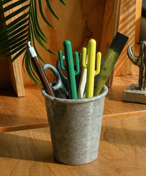 Marbled Melamine Pen stand マーブル メラミン ペンスタンド （ペン