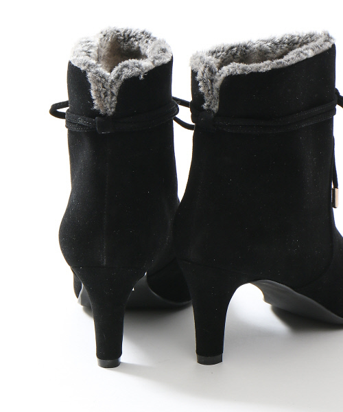 PICHE ABAHOUSE(ピシェ アバハウス)の「2WAYリボンファーブーツ(ブーツ・レディース・グレー/ネイビー/ブラック・35/38/36/37/39/40/34)」の8枚目の写真