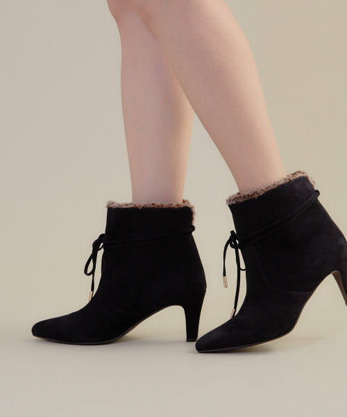 PICHE ABAHOUSE(ピシェ アバハウス)の「2WAYリボンファーブーツ(ブーツ・レディース・グレー/ネイビー/ブラック・35/38/36/37/39/40/34)」の10枚目の写真