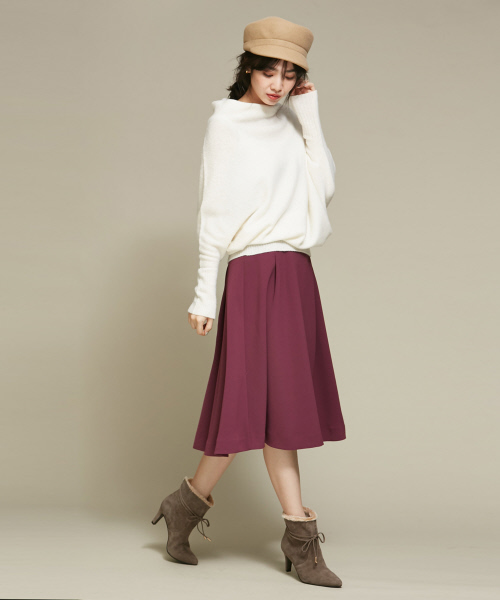 PICHE ABAHOUSE(ピシェ アバハウス)の「2WAYリボンファーブーツ(ブーツ・レディース・グレー/ネイビー/ブラック・35/38/36/37/39/40/34)」の14枚目の写真