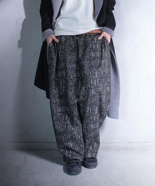 antiqua（アンティカ）の「オリジナルサルエルパンツ（その他パンツ・レディース・ブラック/モカ・FREE）」の2枚目の写真