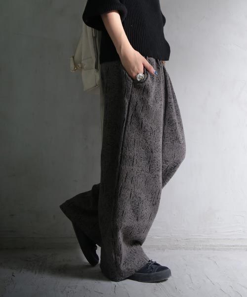 antiqua（アンティカ）の「オリジナルサルエルパンツ（その他パンツ・レディース・ブラック/モカ・FREE）」の3枚目の写真