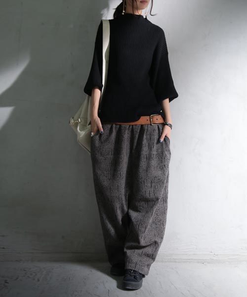 antiqua（アンティカ）の「オリジナルサルエルパンツ（その他パンツ・レディース・ブラック/モカ・FREE）」の4枚目の写真