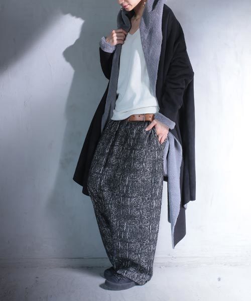 antiqua（アンティカ）の「オリジナルサルエルパンツ（その他パンツ・レディース・ブラック/モカ・FREE）」の7枚目の写真