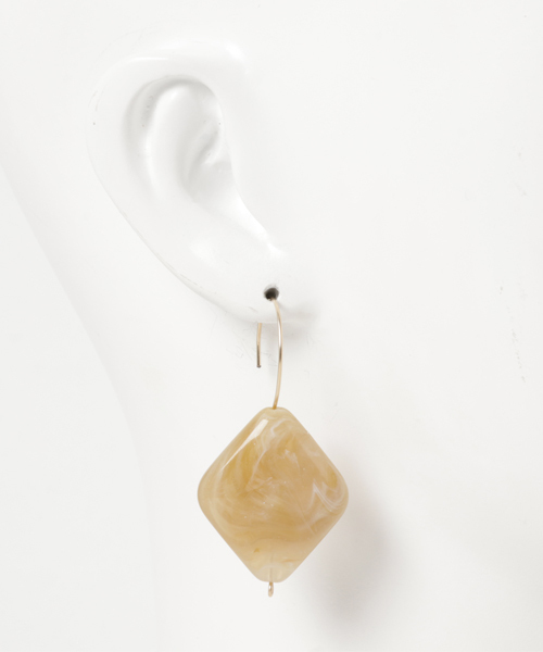 TONE SELECT GOODS(トーンセレクトグッズ)の「【glou】Fake Stone Pierce L(ピアス(両耳用)・レディース・ホワイト/ブラック/グリーン/パープル/イエロー/オレンジ/レッド/ブラウン/グレー/ブルー/ライトグリーン/クリーム・FREE)」の13枚目の写真