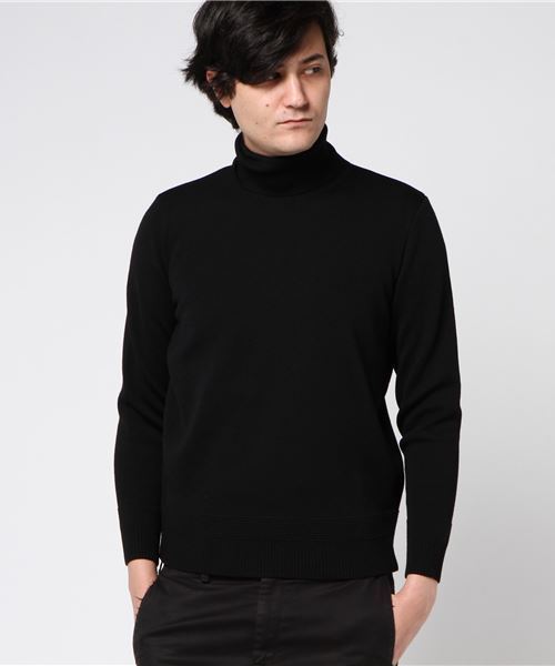 STUDIOUS（ステュディオス）の「【WRAPINKNOT】奇跡のその先へ タートルネック（ニット/セーター・メンズ・ライトグレー/ブラック/オフホワイト・2/3/4）」の2枚目の写真