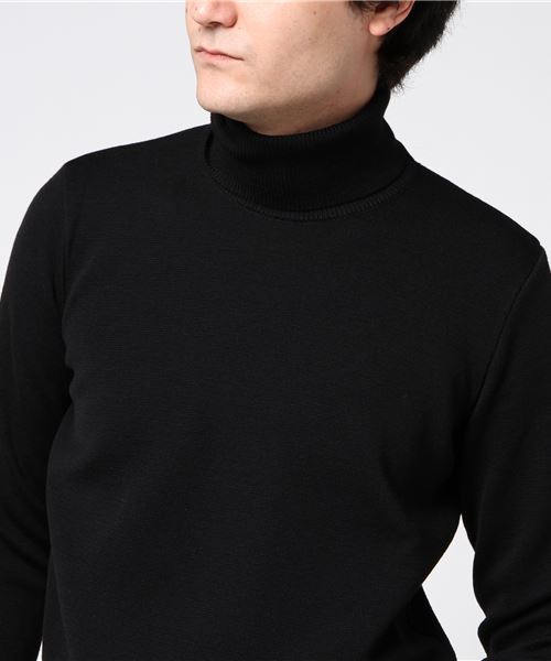 STUDIOUS（ステュディオス）の「【WRAPINKNOT】奇跡のその先へ タートルネック（ニット/セーター・メンズ・ライトグレー/ブラック/オフホワイト・2/3/4）」の6枚目の写真