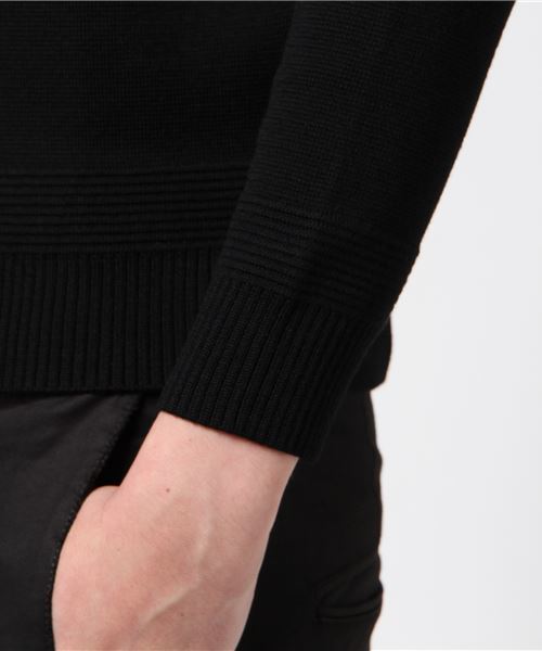 STUDIOUS（ステュディオス）の「【WRAPINKNOT】奇跡のその先へ タートルネック（ニット/セーター・メンズ・ライトグレー/ブラック/オフホワイト・2/3/4）」の7枚目の写真