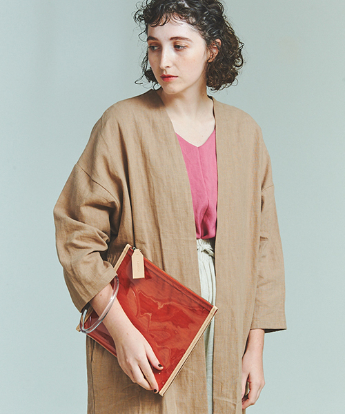 STUDIOUS（ステュディオス）の「【LAUGOA】リングクラッチ　Aramis 0181-11010（クラッチバッグ・レディース・ベージュ/シルバー/オレンジ/ブルー・FREE）」の5枚目の写真