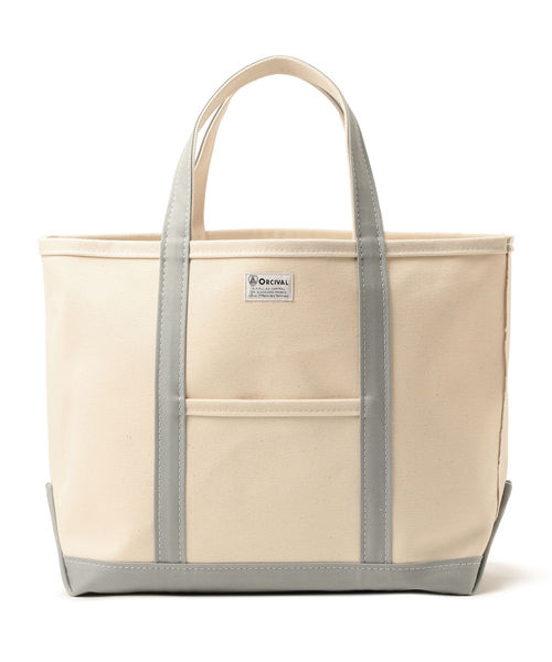 B:MING by BEAMS（ビーミングバイビームス）の「ORCIVAL × ビーミング by ビームス / 別注トートバッグL 18SS（トートバッグ・レディース・ピンク系その他/セージグリーン/ベージュ・ONE SIZE）」の8枚目の写真