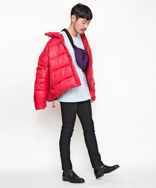 WEGO(ウィゴー)の「WEGO/ヘビースラブビッグシルエットロングカットソー(Tシャツ/カットソー・メンズ・ホワイト/ブラック/サックスブルー/ライトピンク・LARGE/MEDIUM/SMALL)」の9枚目の写真