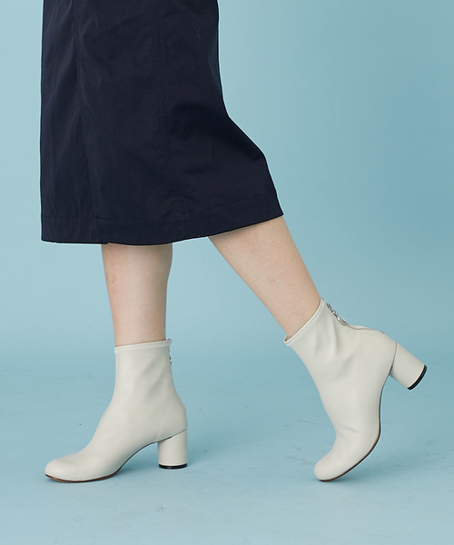 UNITED TOKYO(ユナイテッドトウキョウ)の「ソックスショートブーツ(ブーツ・レディース・ブラック/ホワイト/ピンク・0/1/2)」の6枚目の写真