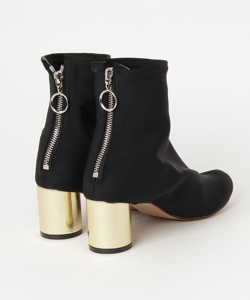 UNITED TOKYO(ユナイテッドトウキョウ)の「ソックスショートブーツ(ブーツ・レディース・ブラック/ホワイト/ピンク・0/1/2)」の4枚目の写真