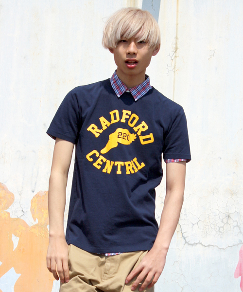 WEGO（ウィゴー）の「WEGO/ロゴTee（S）（Tシャツ/カットソー・メンズ・ホワイト/杢グレー/ネイビー/ライトピンク/ワイン・MEDIUM/LARGE）」の3枚目の写真