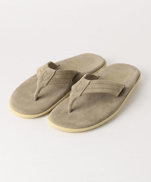 ISLAND SLIPPER（アイランドスリッパ）の「＜ISLAND SLIPPER＞スエードトングサンダル ◆（サンダル・レディース・グレー/ブラック/ブラウン・6/7/5）」の2枚目の写真