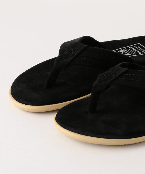 ISLAND SLIPPER（アイランドスリッパ）の「＜ISLAND SLIPPER＞スエードトングサンダル ◆（サンダル・レディース・グレー/ブラック/ブラウン・6/7/5）」の4枚目の写真