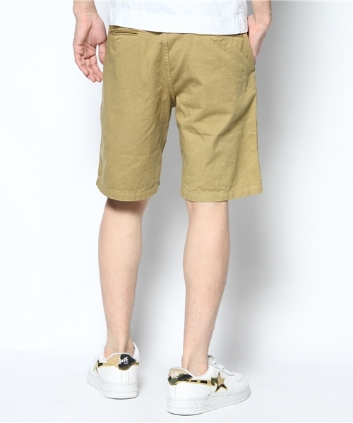 A BATHING APE(アベイシングエイプ)の「COLLEGE CHINO SHORT PANTS(その他パンツ・メンズ・オレンジ/グリーン/ベージュ・SMALL/MEDIUM/X-LARGE/LARGE/XX-LARGE)」の5枚目の写真