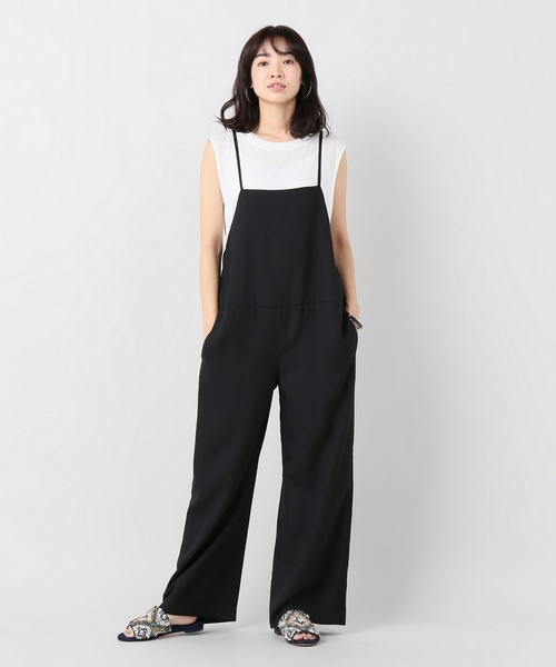 journal standard L'essage（ジャーナルスタンダードレサージュ）の「《追加》オックスコンビネゾン◆3（ワンピース・レディース・ブラック/カーキ・FREE）」の17枚目の写真