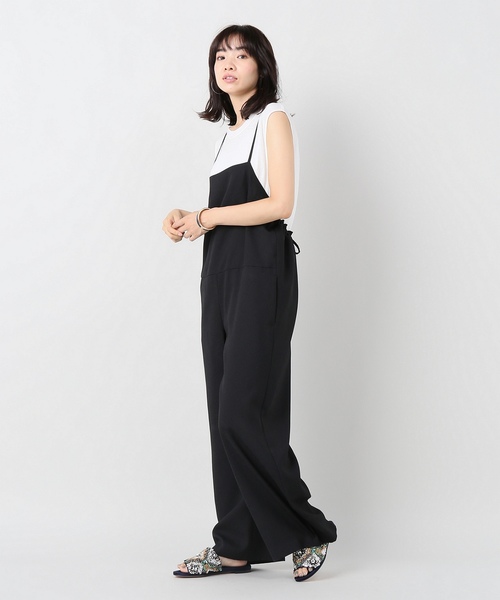 journal standard L'essage（ジャーナルスタンダードレサージュ）の「《追加》オックスコンビネゾン◆3（ワンピース・レディース・ブラック/カーキ・FREE）」の18枚目の写真