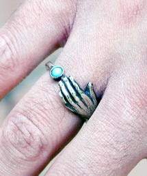 TIME（タイム）の「TIME タイム / Hand Stone Ring(SILVER) ハンドストーンリング / TIME-R-004SV（リング）」