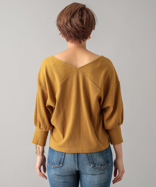 CIAOPANIC（チャオパニック）の「リブカットカーディガン（カーディガン/ボレロ・レディース・ブラック/イエロー/アイボリー・FREE）」の12枚目の写真