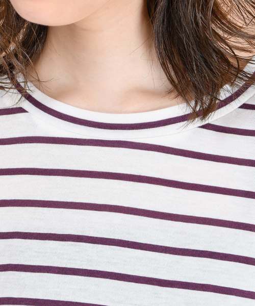 natural couture(ナチュラルクチュール)の「ゆるビックTシャツ(Tシャツ/カットソー・レディース・その他12/ブラウン/ライトベージュ/ミント・FREE)」の20枚目の写真