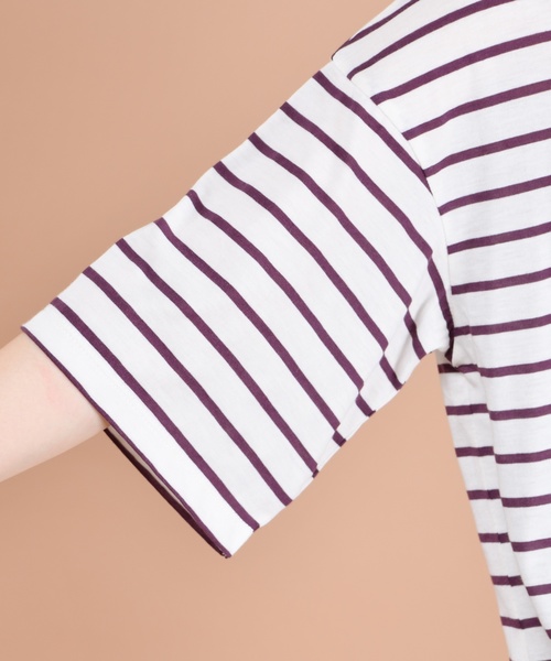 natural couture(ナチュラルクチュール)の「ゆるビックTシャツ(Tシャツ/カットソー・レディース・その他12/ブラウン/ライトベージュ/ミント・FREE)」の21枚目の写真