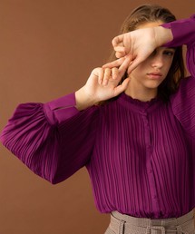 UNITED TOKYO | プリーツハイネックブラウス(シャツ/ブラウス)