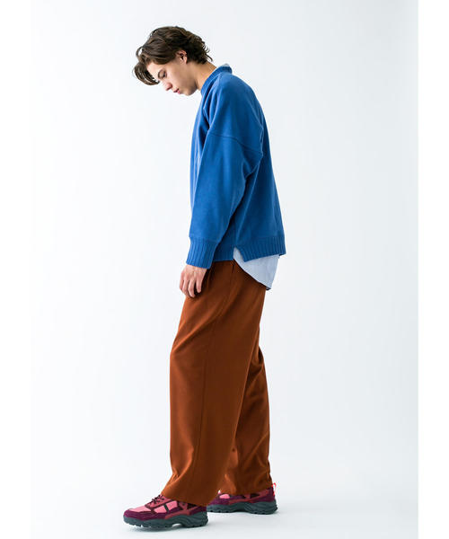 MONKEY TIME（モンキータイム）の「＜monkey time＞ URAKE DOLEMAN WIDE RIB MOCK SWEAT/スウェット（スウェット・メンズ・ブラック/コバルトブルー/ブラウン・LARGE/SMALL/MEDIUM/X-LARGE）」の8枚目の写真