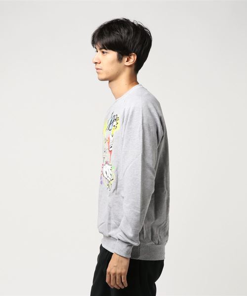 Tract(トラクト)の「GRAFFITI LOVE(スウェット・メンズ・ホワイト/ブラック/グレー・SMALL/MEDIUM/LARGE/X-LARGE/X-SMALL)」の5枚目の写真
