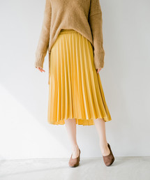 A part by | ブラッシュサテンプリーツスカート　819440(スカート)
