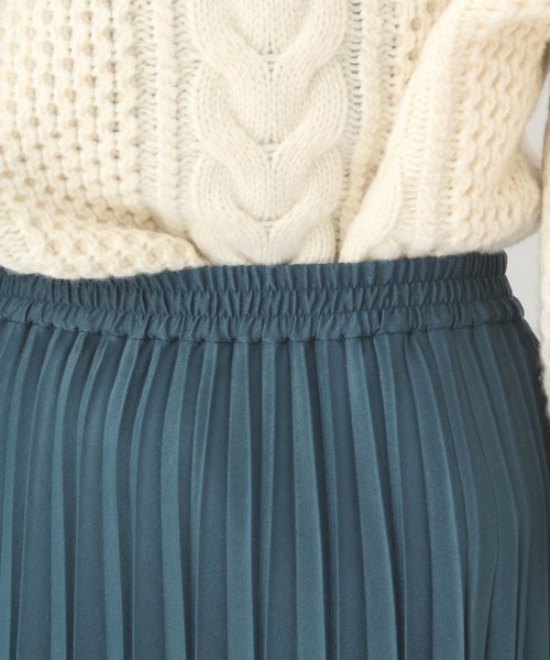 A part by（アパートバイ）の「ブラッシュサテンプリーツスカート　819440（スカート・レディース・ブラウン/イエロー/ブルー・FREE）」の21枚目の写真