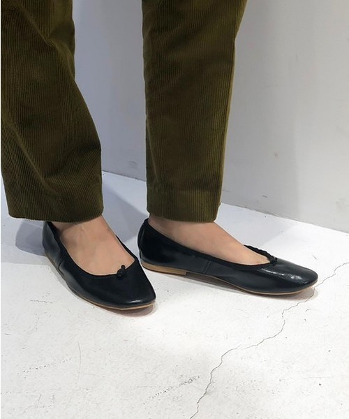 TODAYFUL（トゥデイフル）の「フラットシューズ（バレエシューズ・レディース・ブラック/カーキ/ピンクベージュ/キナリ・36inch/38inch/37inch）」の7枚目の写真