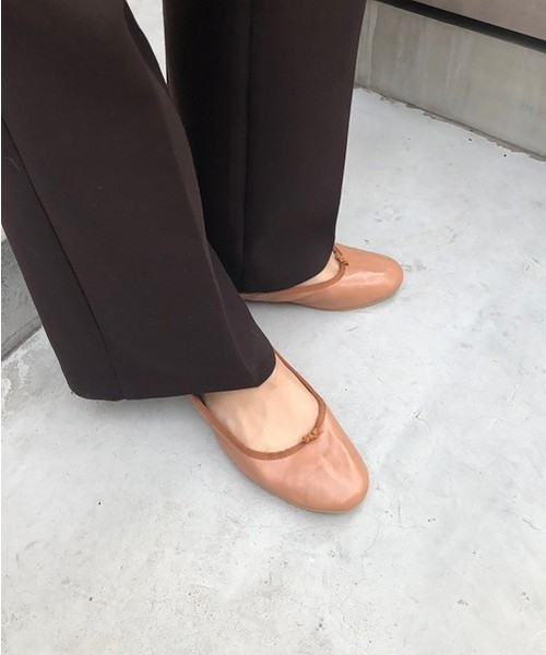 TODAYFUL（トゥデイフル）の「フラットシューズ（バレエシューズ・レディース・ブラック/カーキ/ピンクベージュ/キナリ・36inch/38inch/37inch）」の8枚目の写真