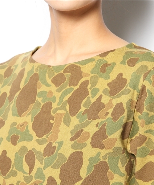 BEAMS BOY（ビームスボーイ）の「△BEAMS BOY / カモフラージュ ボートネックワンピース **（ワンピース・レディース・その他1・ONE SIZE）」の6枚目の写真