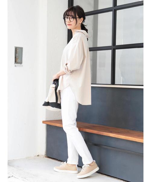 AMERICAN HOLIC(アメリカンホリック)の「バックギャザースキッパーシャツ*(シャツ/ブラウス・レディース・チェック/オフホワイト/ベージュ系その他/ブルー系その他7/その他5/ブルー系その他5・M/L)」の15枚目の写真