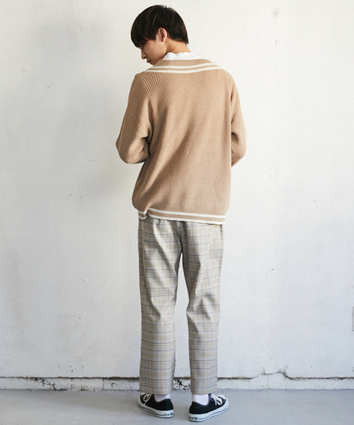 PairPair(ペアペア)の「グレンチェック柄パンツ(その他パンツ・メンズ・ベージュ/ピンク・FREE)」の6枚目の写真