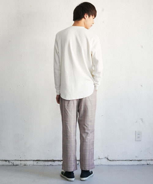 PairPair(ペアペア)の「グレンチェック柄パンツ(その他パンツ・メンズ・ベージュ/ピンク・FREE)」の13枚目の写真