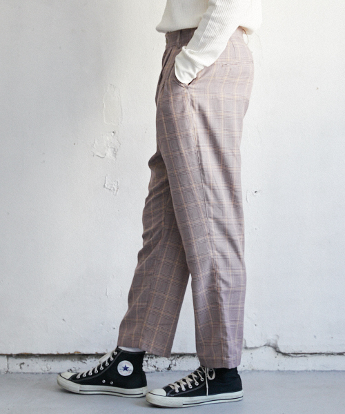 PairPair(ペアペア)の「グレンチェック柄パンツ(その他パンツ・メンズ・ベージュ/ピンク・FREE)」の15枚目の写真