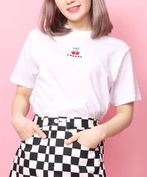 WC/フルーツ刺繍Tシャツ