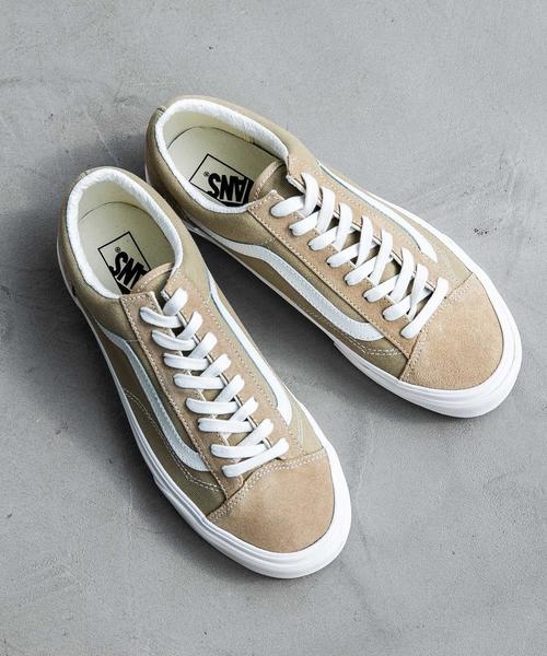 VANS（バンズ）の「[バンズ] SC★VANS STYLE 36 スニーカー（スニーカー・メンズ・ホワイト/ベージュ/ネイビー・27cm/28cm/26cm/27.5cm/26.5cm）」の2枚目の写真
