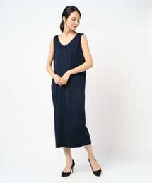 リファインドジャージー ミディドレス