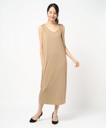 リファインドジャージー ミディドレス