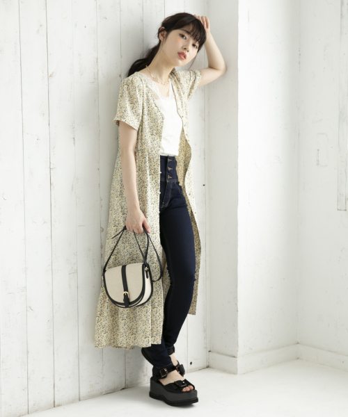 Heather（ヘザー）の「ヘザーISKOソフトスキニー　843207（デニムパンツ・レディース・ネイビー/ブラック・XS/S/M/L）」の13枚目の写真