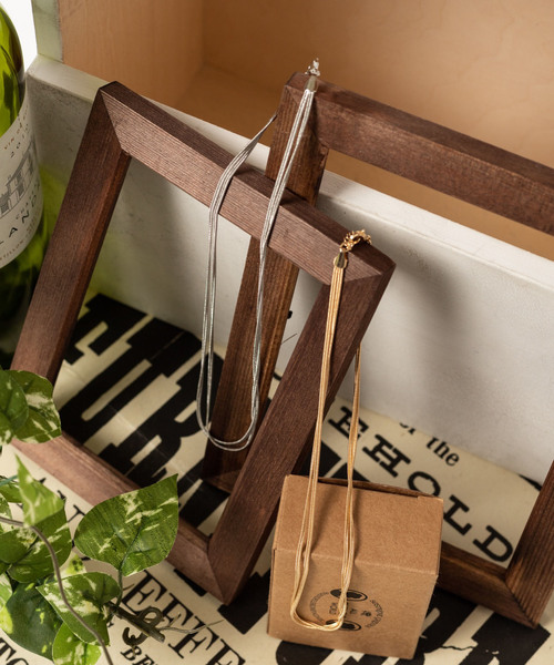 WEGO（ウィゴー）の「WEGO/2連チェーンチョーカー（ネックレス・レディース・シルバー/ゴールド・FREE）」の4枚目の写真