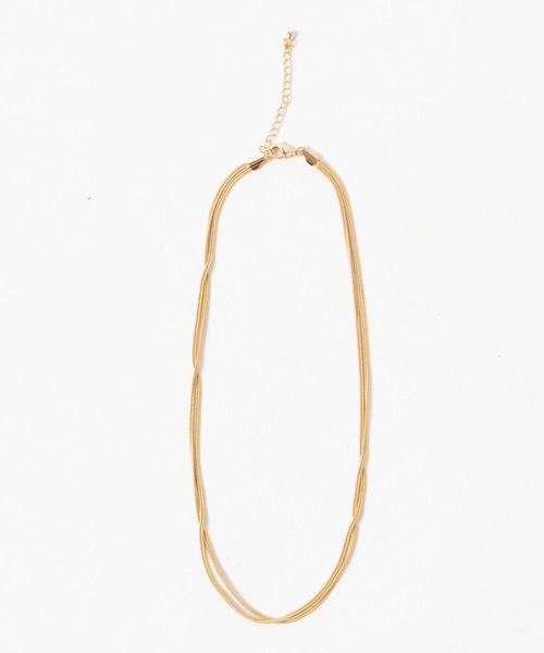 WEGO（ウィゴー）の「WEGO/2連チェーンチョーカー（ネックレス・レディース・シルバー/ゴールド・FREE）」の5枚目の写真