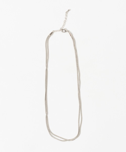 WEGO（ウィゴー）の「WEGO/2連チェーンチョーカー（ネックレス・レディース・シルバー/ゴールド・FREE）」の6枚目の写真